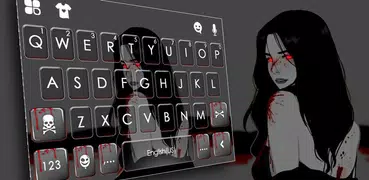 Creepy Bloody Woman Tastatur-T