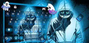 Tema Keyboard Creepy Devil Smi