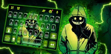 Tema Keyboard Creepy Devil Smi