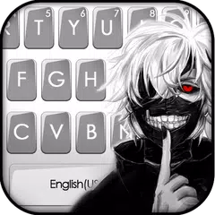 Creepy Mask Man Tastatur-Thema APK Herunterladen