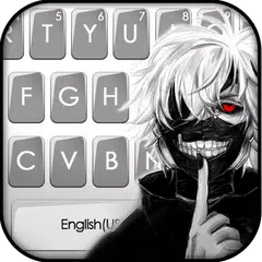 Creepy Mask Man Keyboard Theme APK download