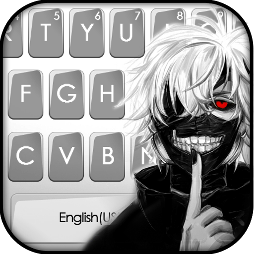 Creepy Mask Man Tastatur-Thema