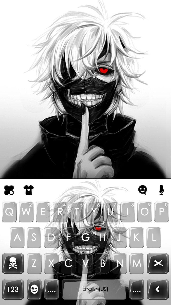Android 用の 最新版 クールな Creepy Mask Man のテーマキーボード Apk をダウンロード
