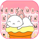 Cupcake Cat Tastatur-Thema APK
