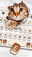 Fond de clavier Curious Cat capture d'écran 1