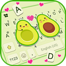 Cute Avocado Love Latar Belaka APK