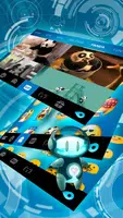 Chủ Đề Bàn Phím Cute Ai Robot 3d ảnh chụp màn hình 3
