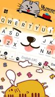 Fundo do Teclado Cute Akita Pu imagem de tela 2