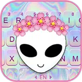 Cute Alien Toetsenbord Thema-APK