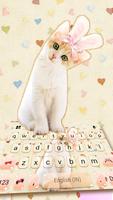 Fundo do Teclado Cute Bunny Ki Cartaz