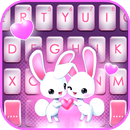 ثيم لوحة المفاتيح Cute Bunny L APK