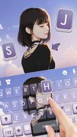 Fundo do Teclado Cute Butterfl imagem de tela 1