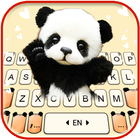 Fond de clavier Cute Baby Pand icône