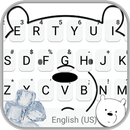 Tema Keyboard Cute Bear2 APK