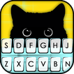 Cute Black Cat Klavye Teması