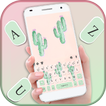 الكيبورد Cute Cartoon Cactus
