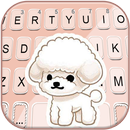 Cute Cartoon Poodle Fondo de t APK