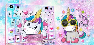 Cute Dreamy Unicorn キーボード