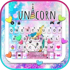 Teclado Cute Dreamy Unicorn