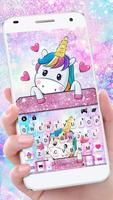 Cute Dreamy Unicorn Plakat