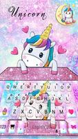 Theme Cute Dreamy Unicorn screenshot 1