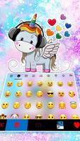 Theme Cute Dreamy Unicorn screenshot 2