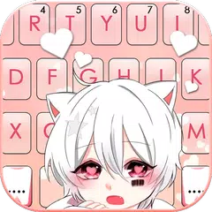 Cute Cat Boy のテーマキーボード アプリダウンロード