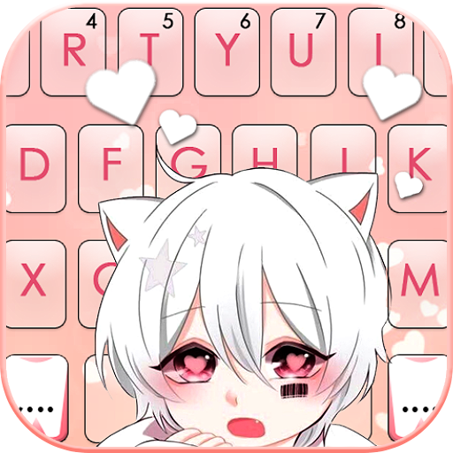 Cute Cat Boy のテーマキーボード