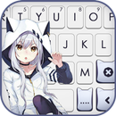 тема Cute Cat Girl APK