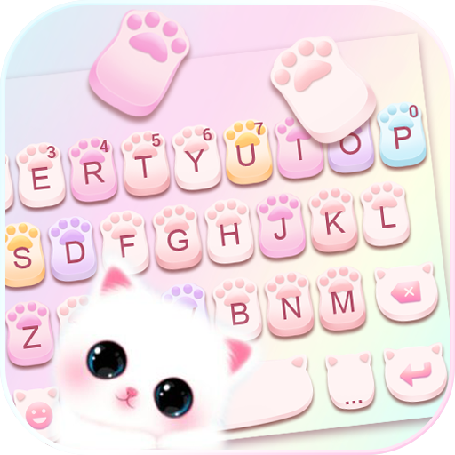 Teclado Cute Cat Paws