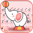 Fundo do Teclado Cute Circus Elephant