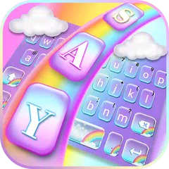 Cute Colourful Rainbow Keyboar APK download