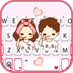 Cute Couple Life Tastatur-Them