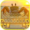 Cute Crab Holiday Keyboard Bac