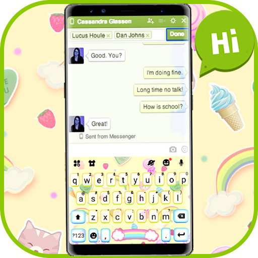 Cute Messenger Teclado