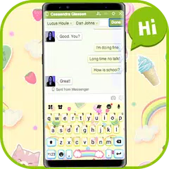 Descargar APK de Cute Messenger Teclado