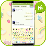 Bàn phím Cute Messenger biểu tượng