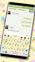 1 Schermata Cute Messenger Tastiera