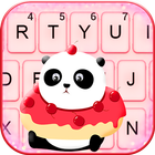 Cute Donut Panda Zeichen