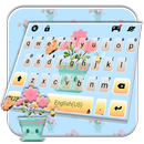 Cute Flower Pot Tastatur-Thema APK