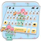Cute Flower Pot Zeichen