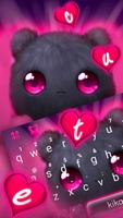 الكيبورد Cute Black Cat تصوير الشاشة 1