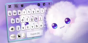 Cute Fluffy Cloud のテーマキーボード