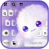 Cute Fluffy Cloud のテーマキーボード