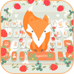 ثيم لوحة المفاتيح Cute Fox