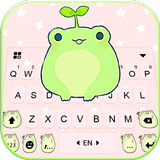 Cute Frog Green Tastiera