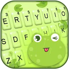 Cute Frog Tongue Tastatur-Them APK Herunterladen