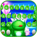 Фон клавиатуры Cute Frog 3D APK