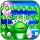 Фон клавиатуры Cute Frog 3D иконка