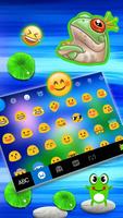 Фон клавиатуры Cute Frog 3D скриншот 2